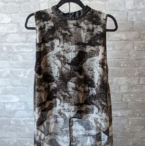 H&M High Neck High Low Top